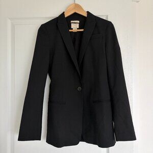Club Monaco Black Wool Blazer